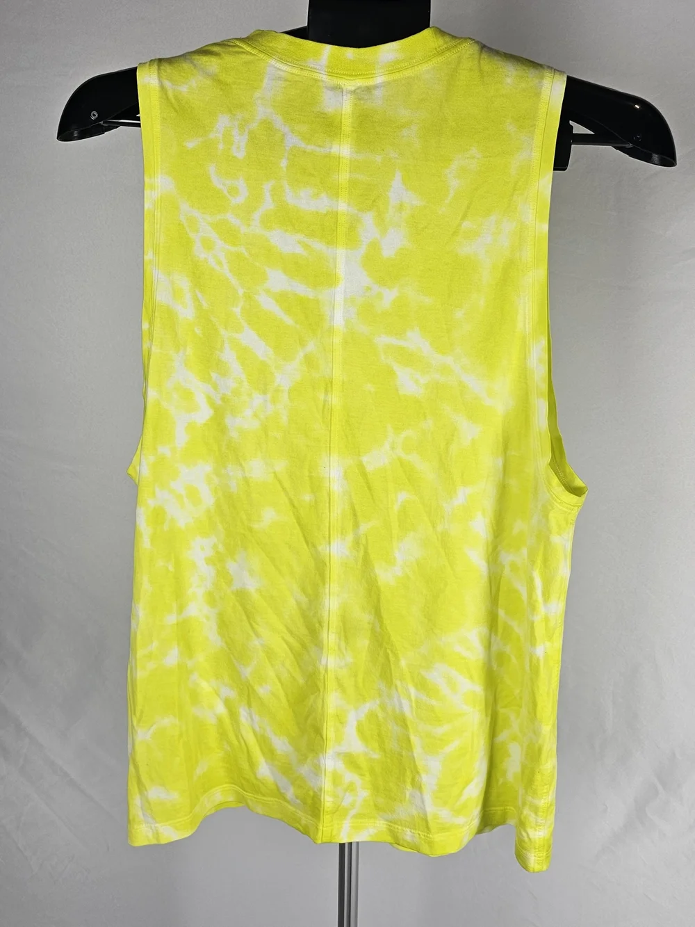 lululemon athletica Neon Yellow & White Tie-Dye Tank Top